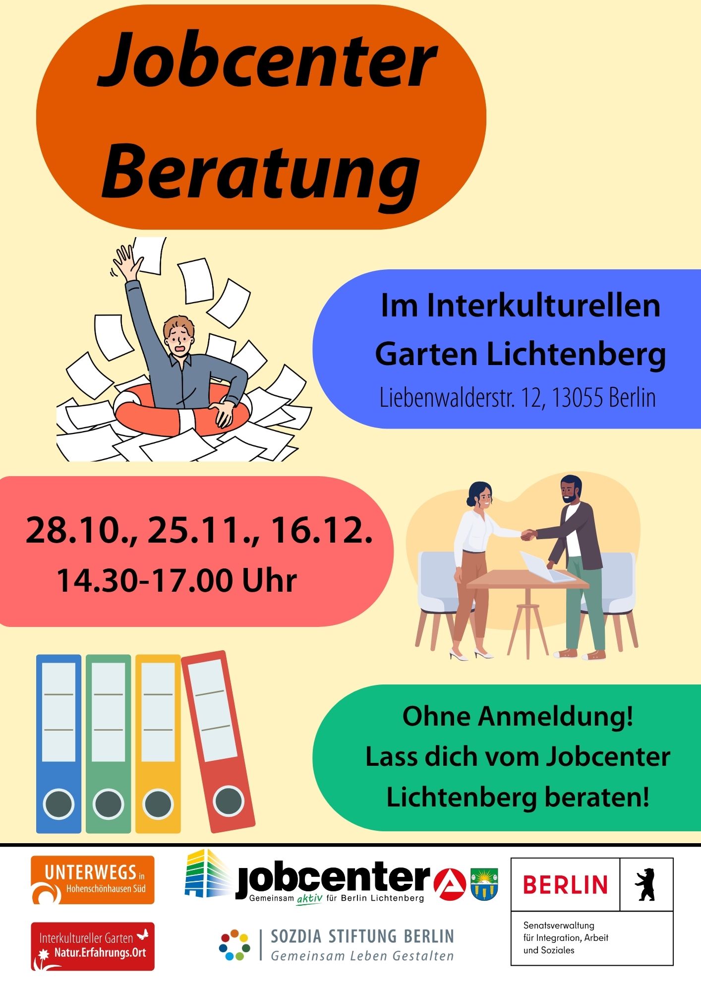 Jobcenter-Beratung im Interkulturellen Garten