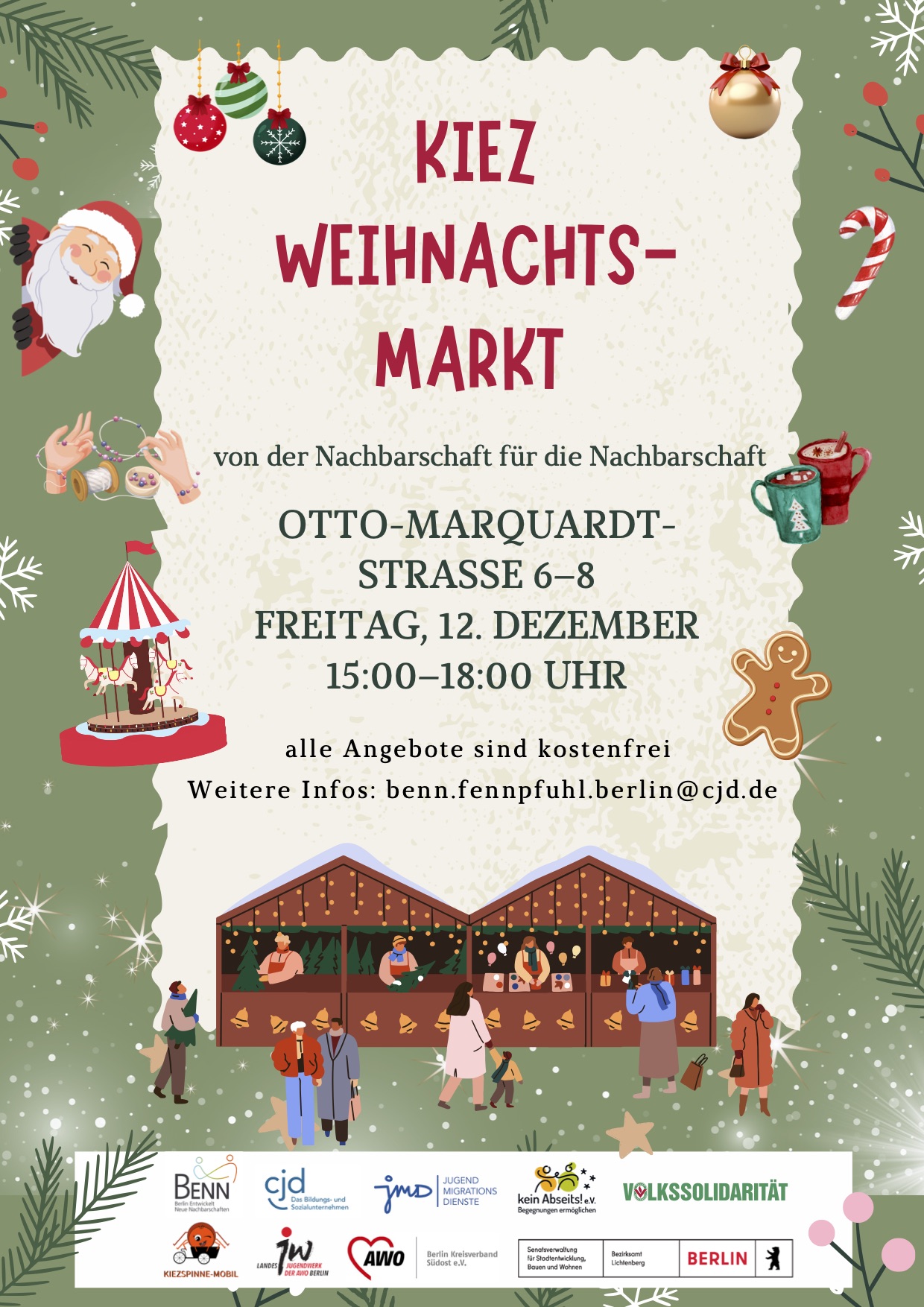 Kiez-Weihnachtsmarkt in Fennpfuhl