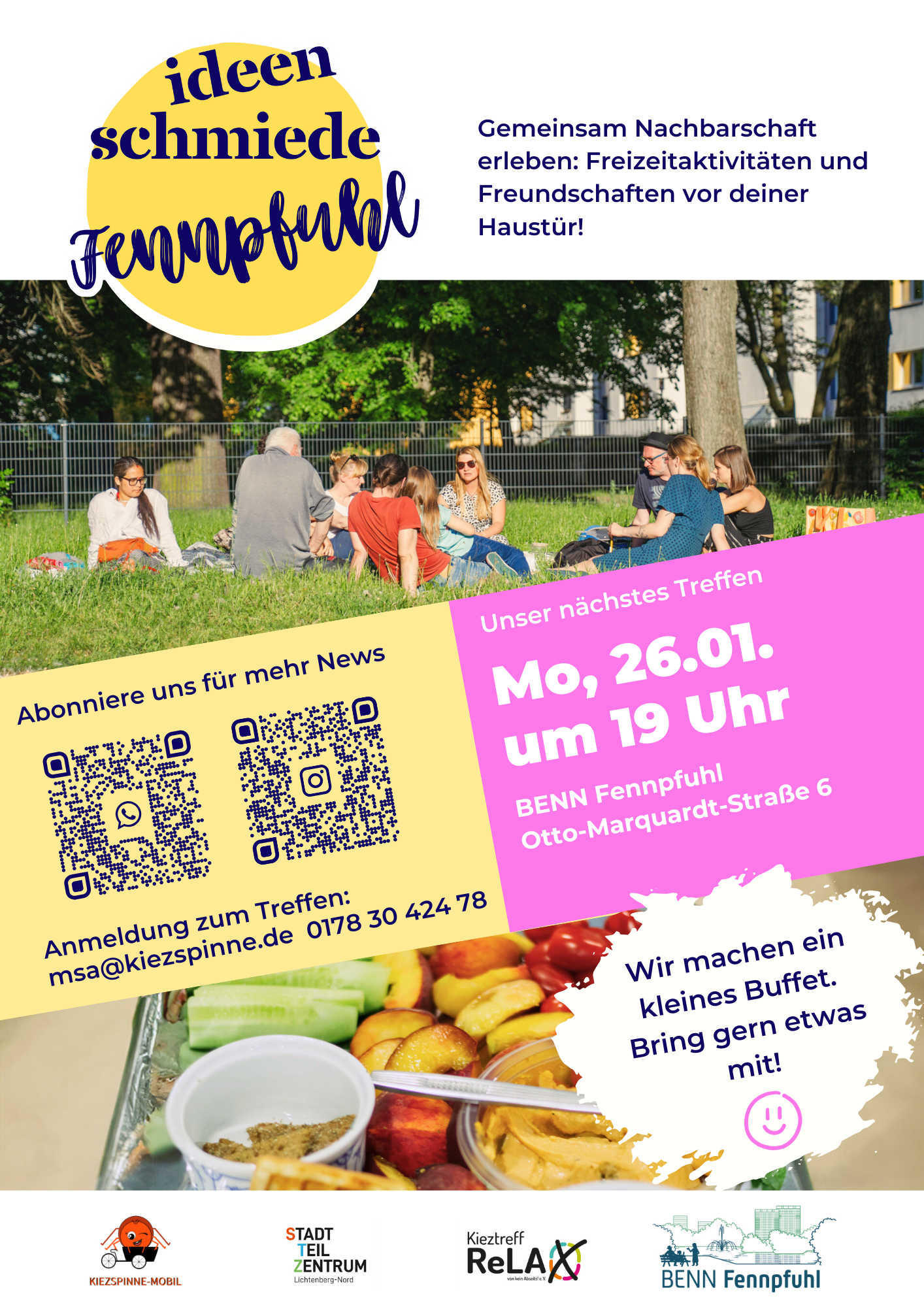 Raclette-Abend bei der Ideenschmiede Fennpfuhl
