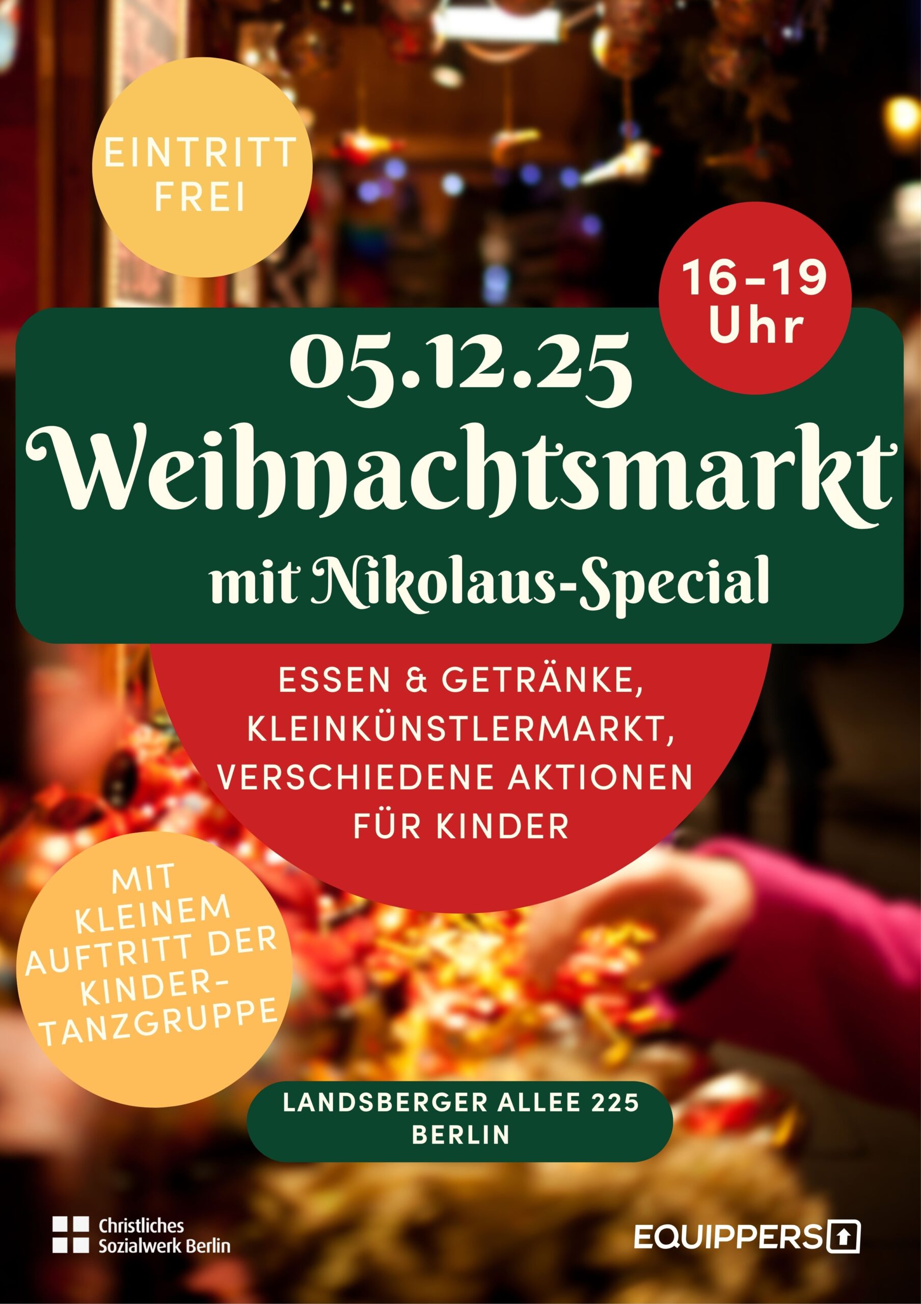 Weihnachtsmarkt mit Nikolaus- Special