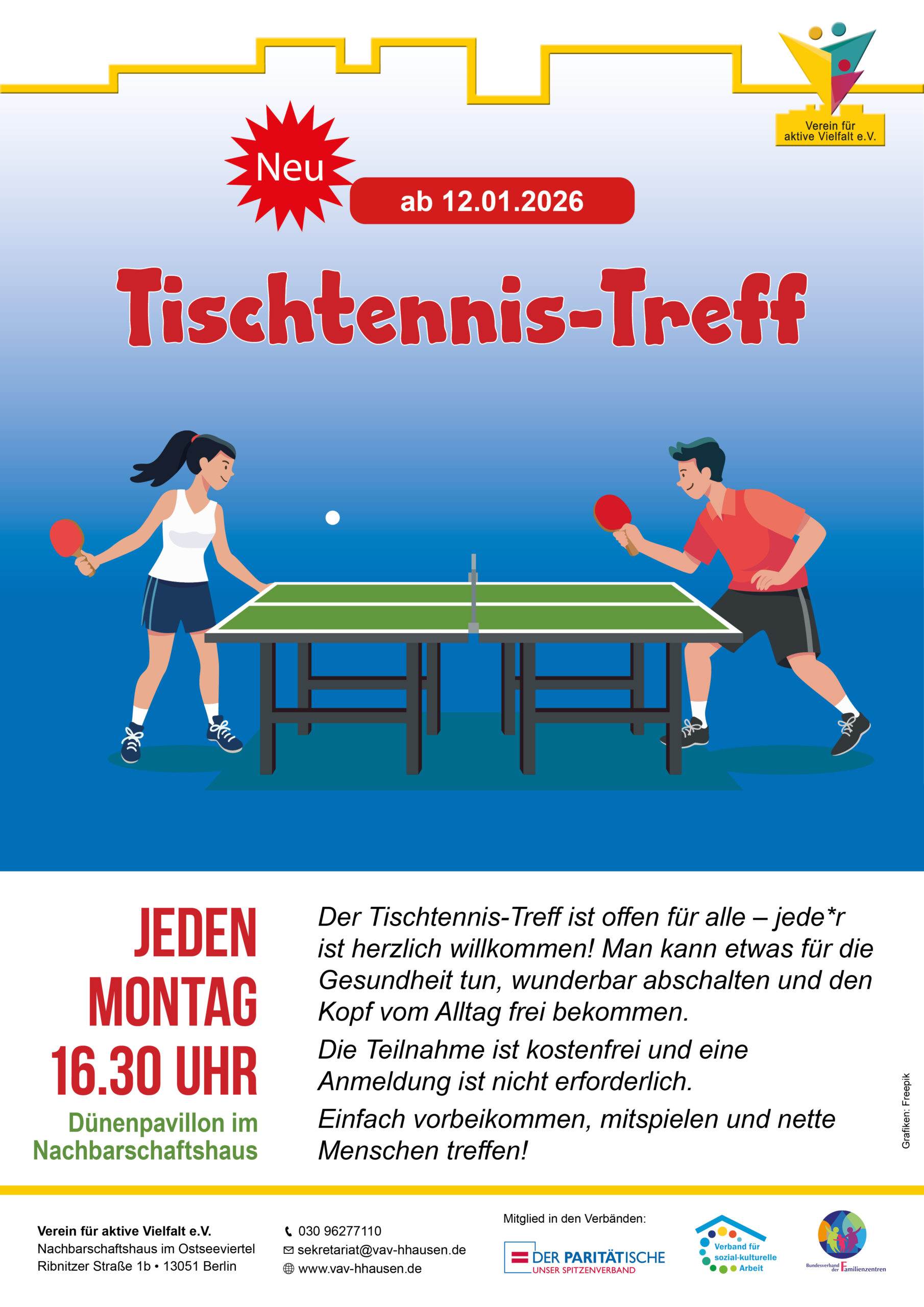 Tischtennis-Treff