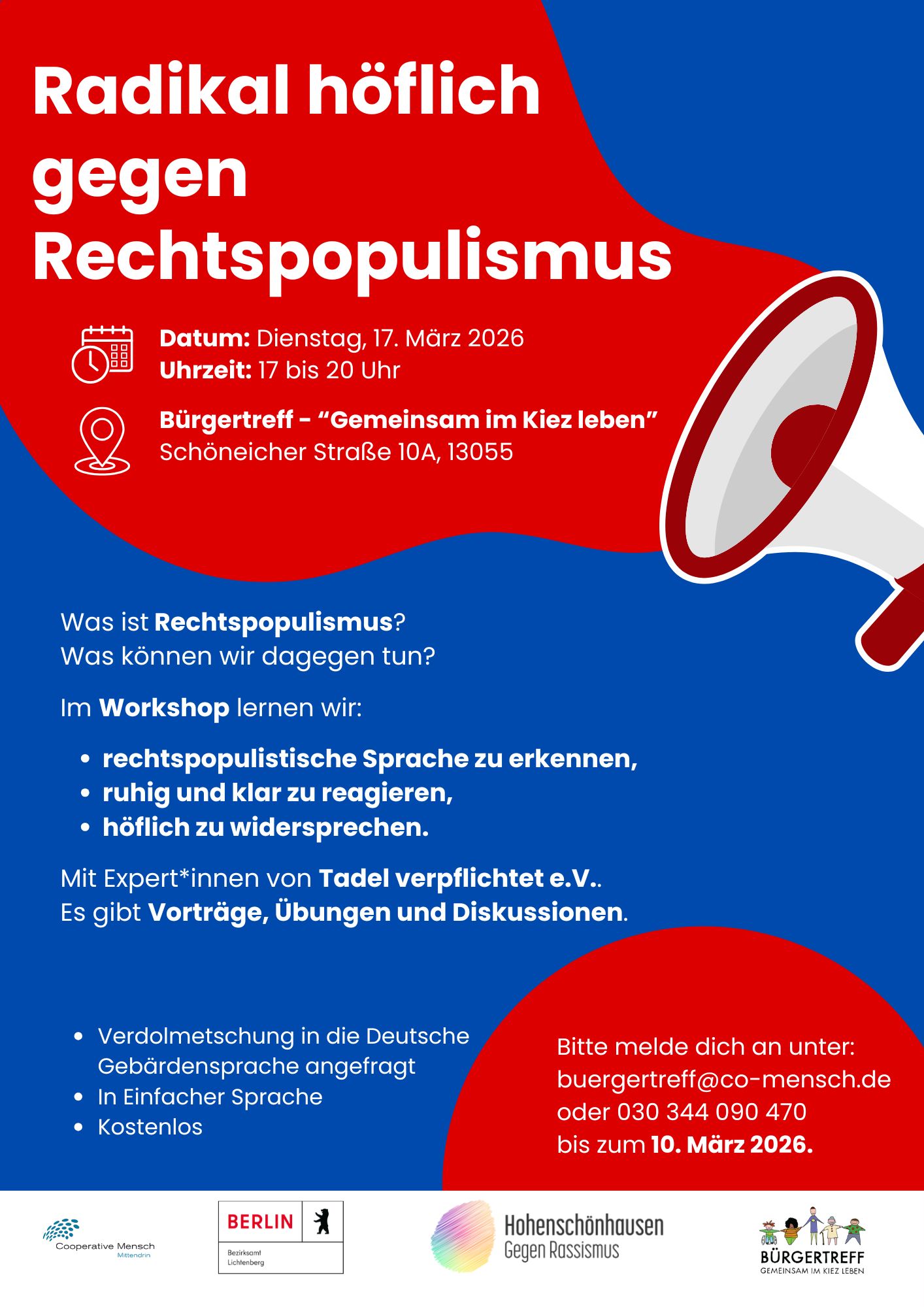 Radikal höflich gegen Rechtspopulismus