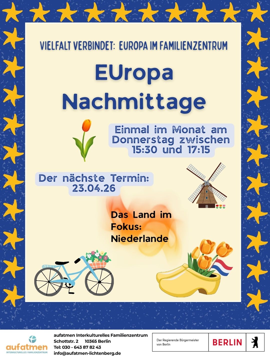 EU-Nachmittag im Familienzentrum aufatmen