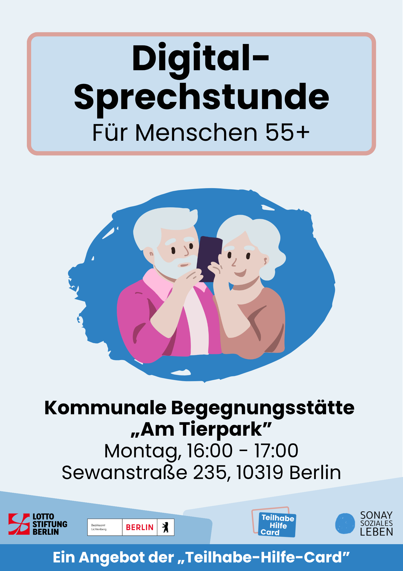 Digital- Sprechstunde für Menschen 55+