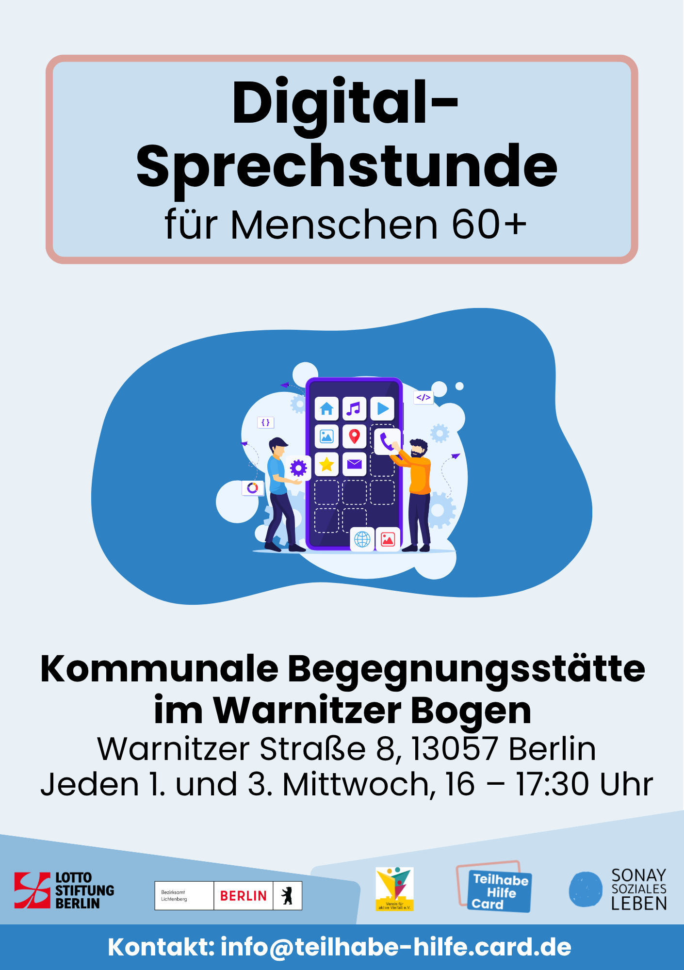 Digital-Sprechstunde für Menschen 60+