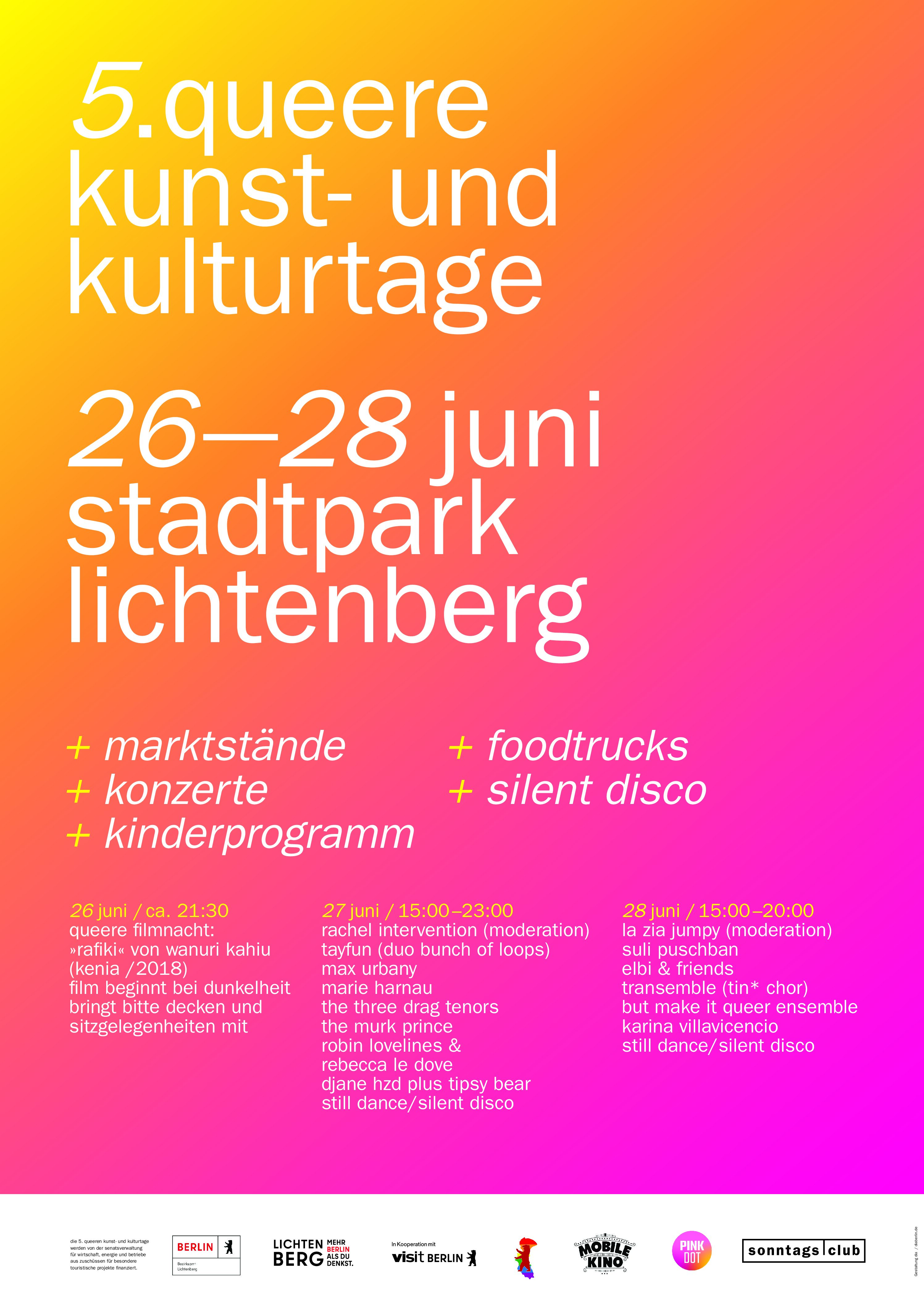 5. Queere Kunst- und Kulturtage