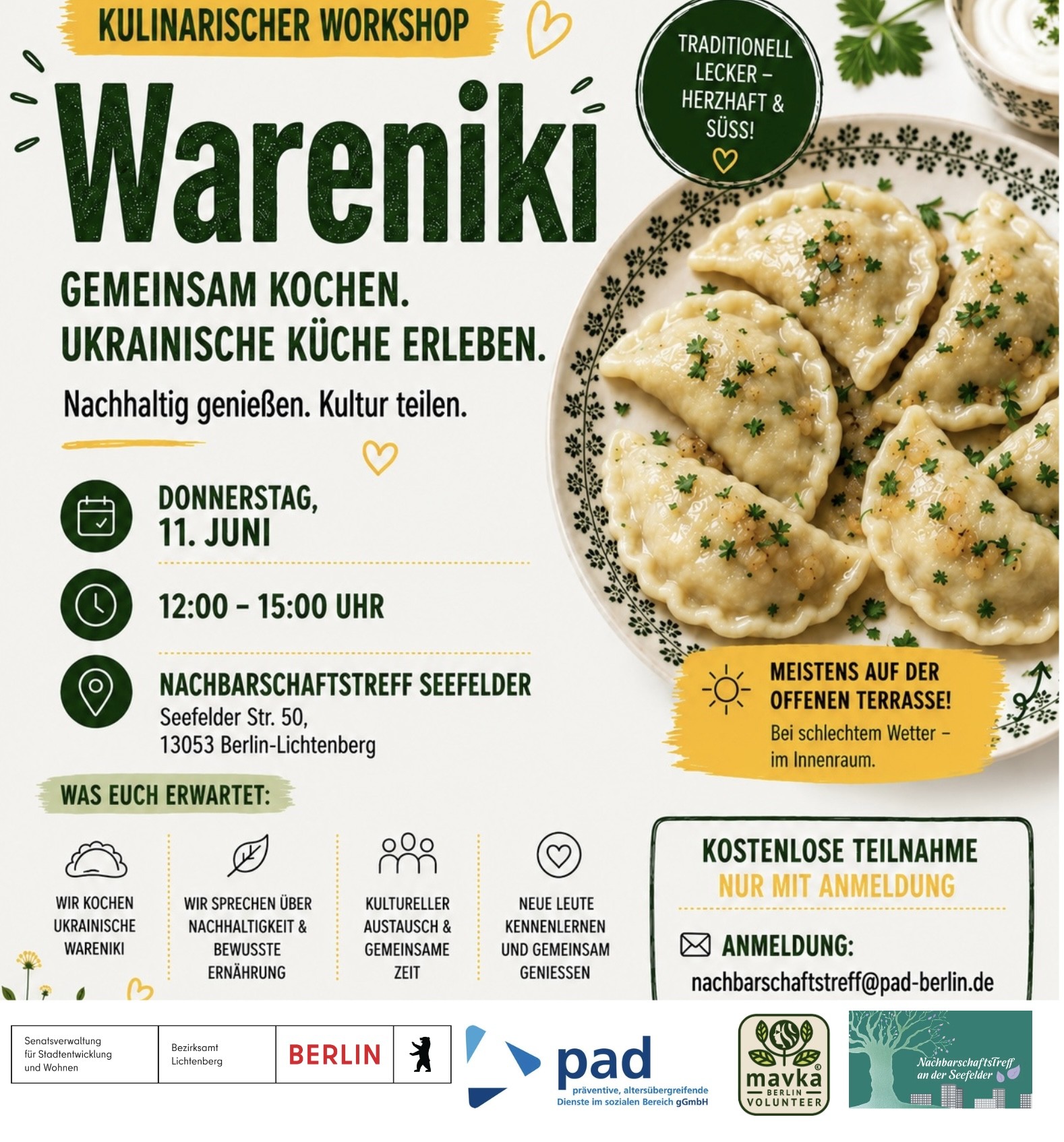 Kulinarischer Workshop „Wareniki“