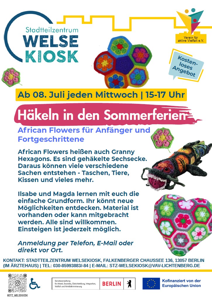 Häkeln in den Sommerferien