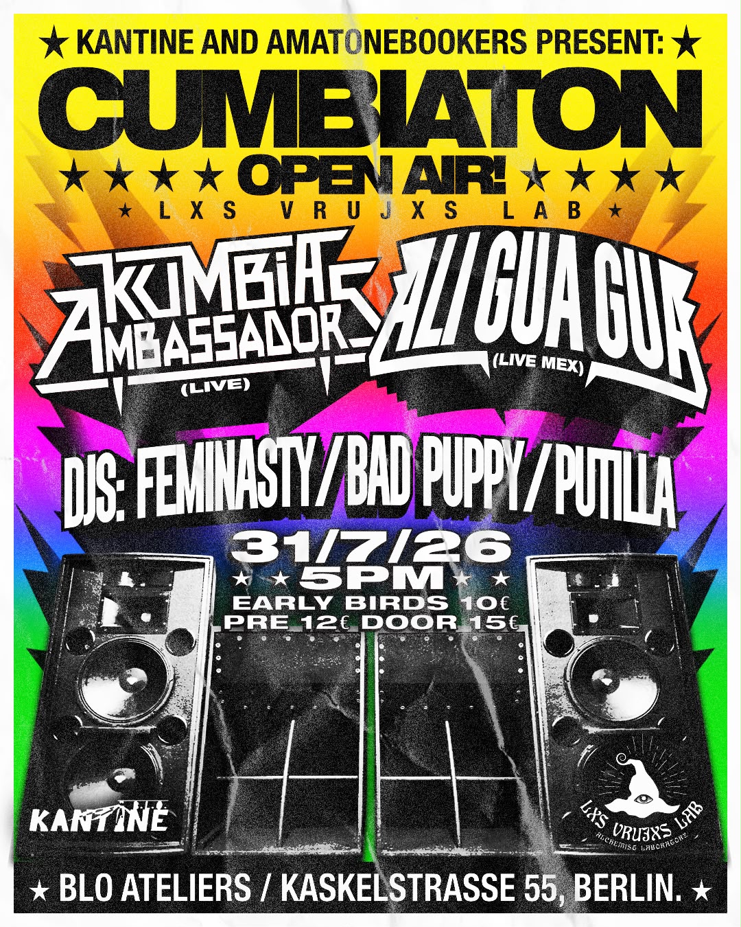 AmatoneBookers presents: Cumbiaton Open Air