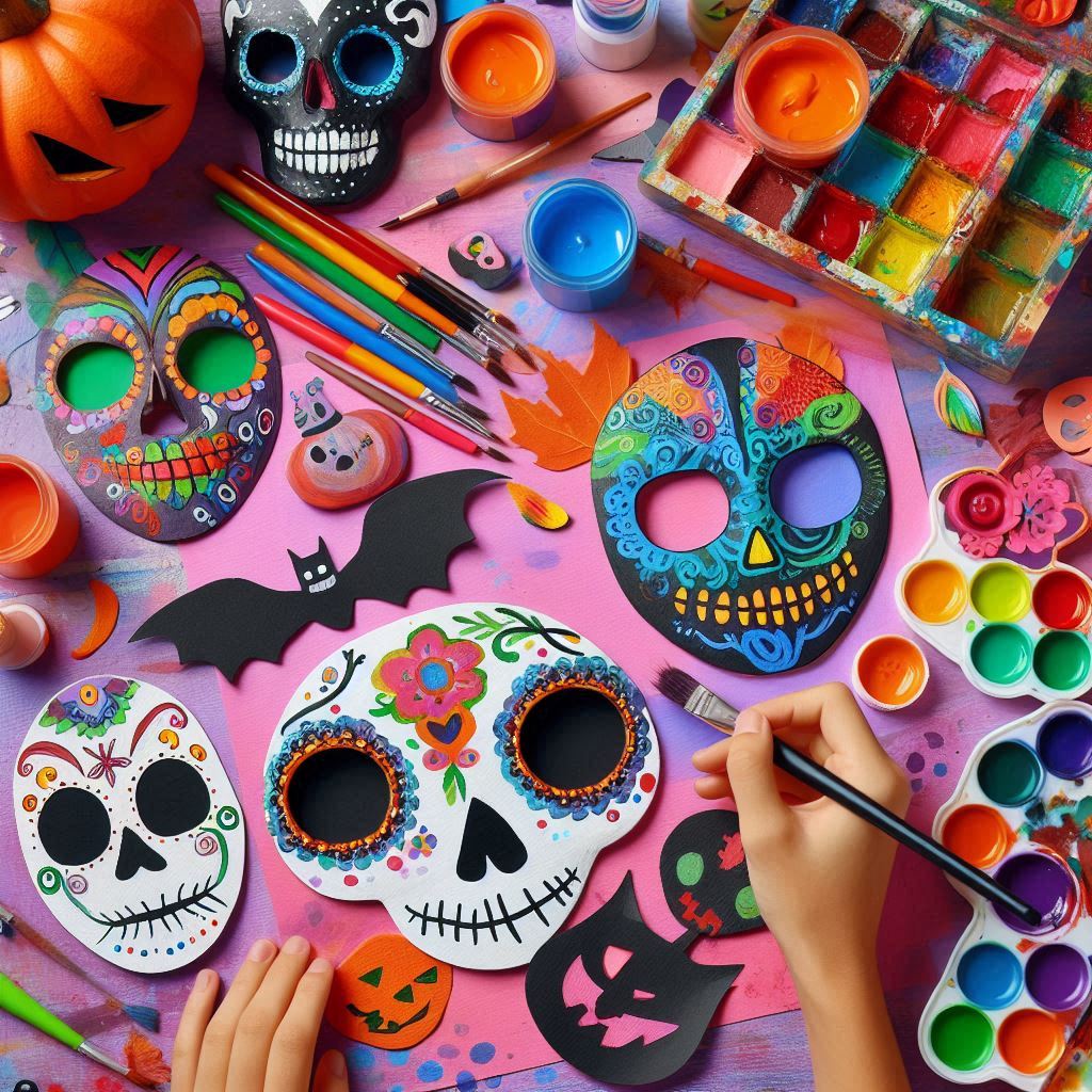 Bastel-Workshop „Halloween-Masken“