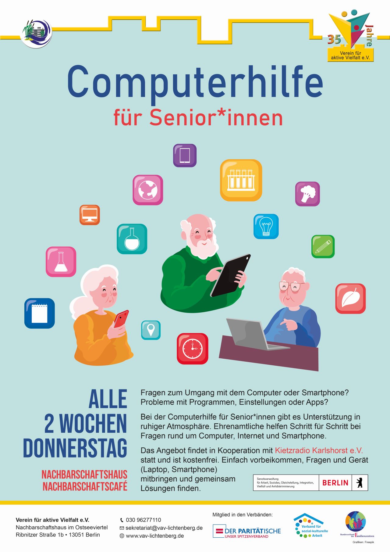 Computerhilfe für Senior*innen