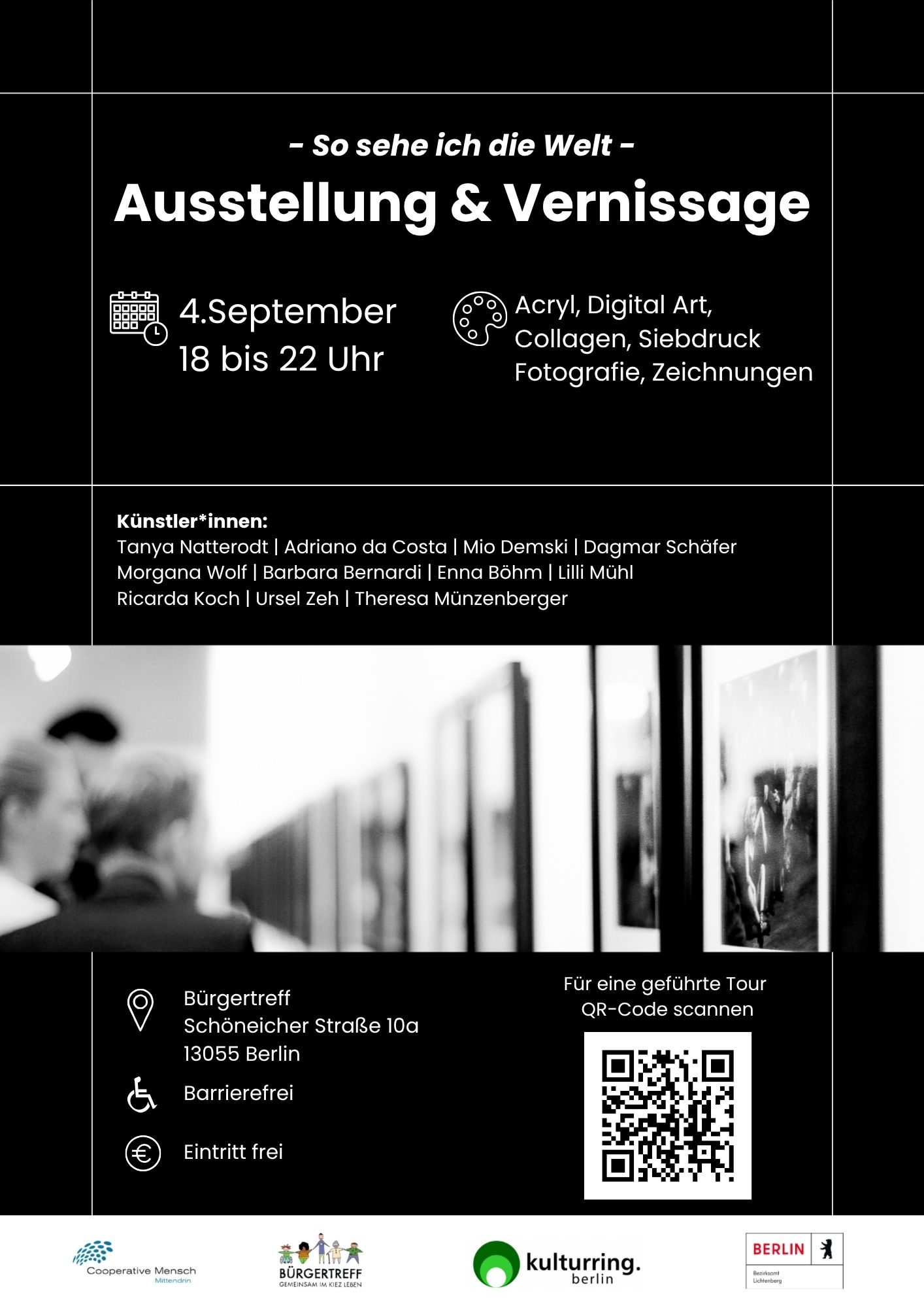 – So sehe ich die Welt – Ausstellung & Vernissage