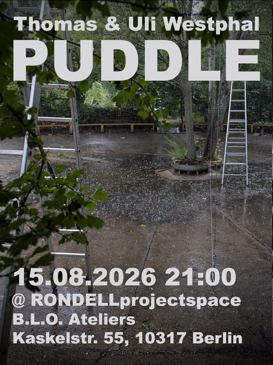 Puddle – immersive Installation im Rondell