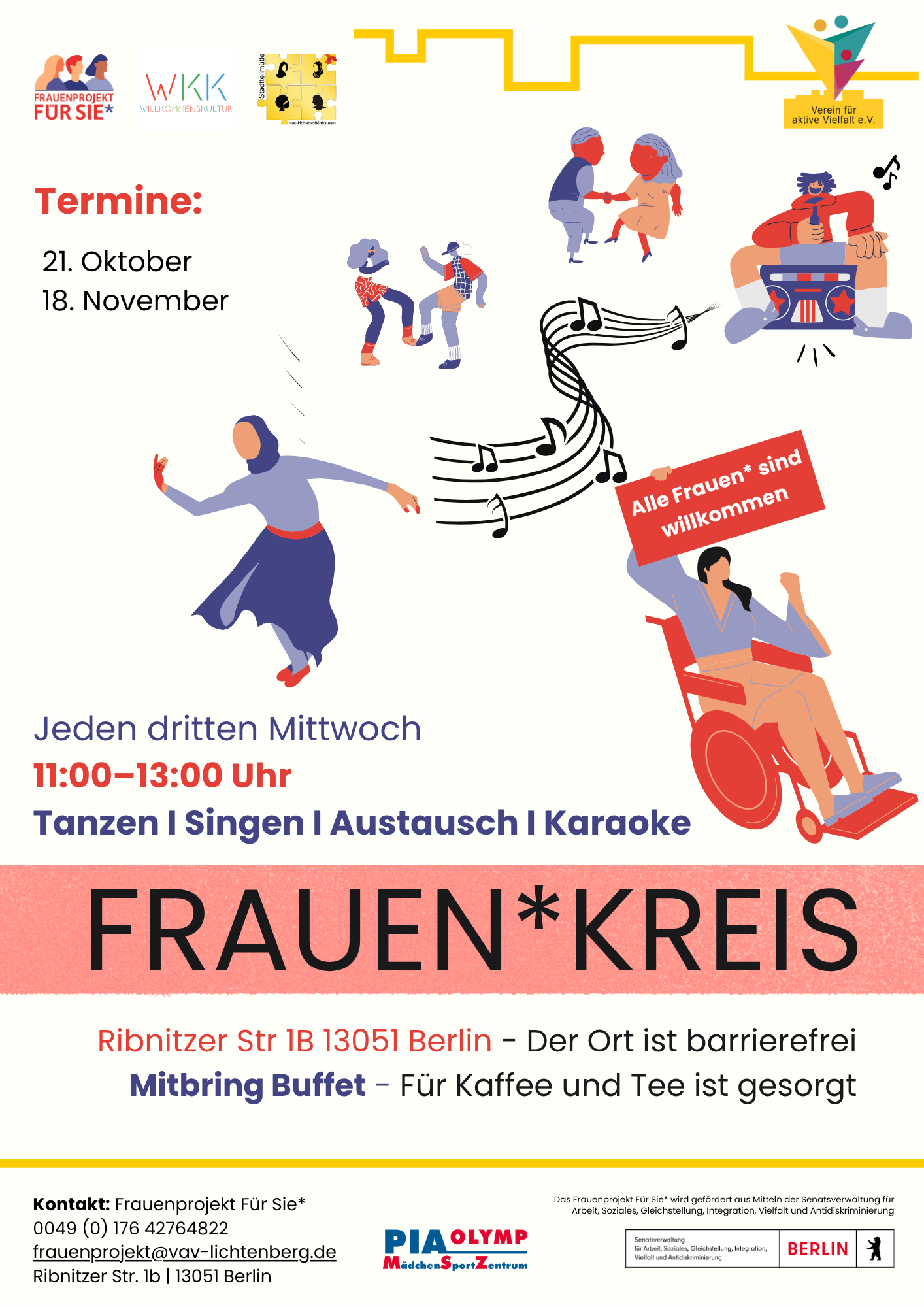 Frauen*kreis – Tanzen, Singen, Austausch