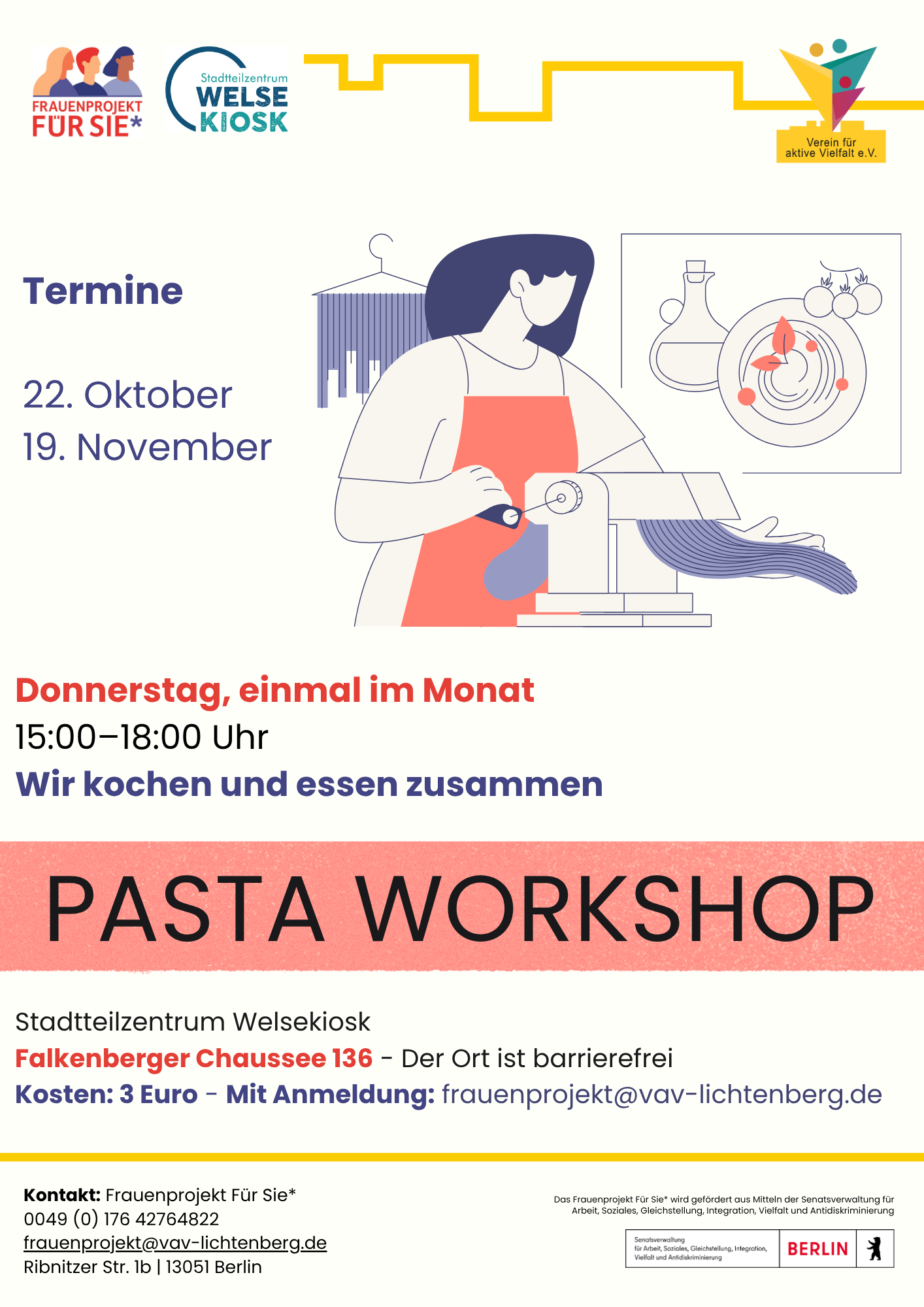 Pasta-Workshop für Frauen*