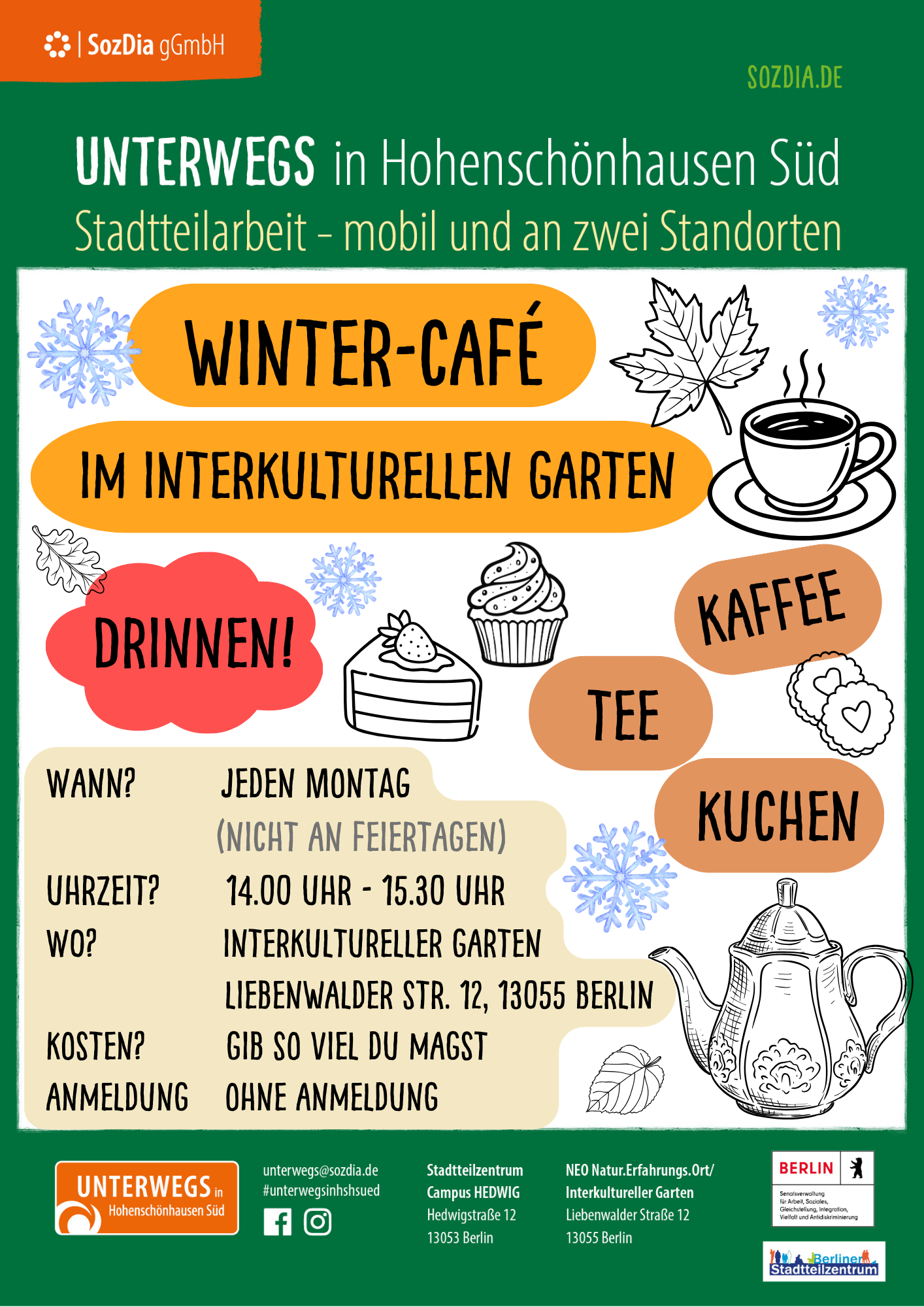 Winter-Café im Interkulturellen Garten